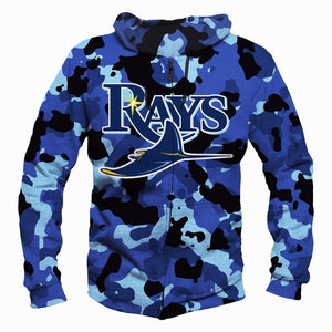 Tampa Bay Rays Hoodies - Pullover Blue Hoodie