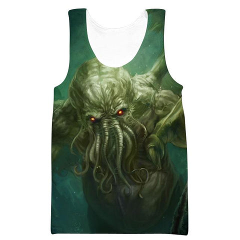 Image of Charging Cthulhu Hoodies - Pullover Nerd Gaming Cthulhu Hoodie