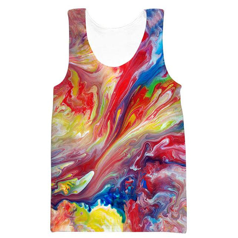 Image of Colorful Paint Hoodies - Colorful Pullover Hoodie