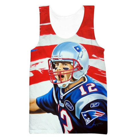 Image of Football American Tom Brady Hoodies - Pullover Tom Brady Red Hoodie