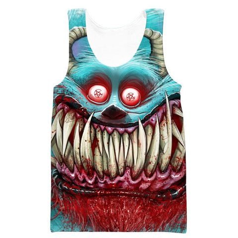 Image of Funny Creepy Monster Inc Style Hoodies - Scary Monster Pullover Hoodie