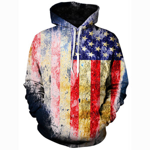 Tattered Flag Unisex Hoodie