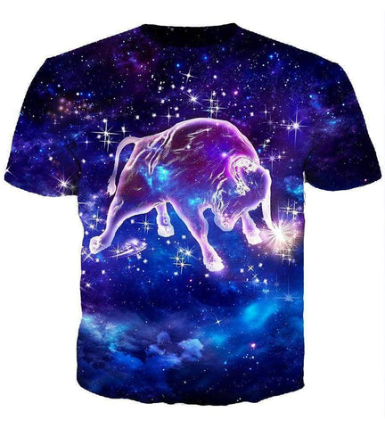 Image of Taurus/Horoscope - 3D Hoodie, Zip-Up, Sweatshirt, T-Shirt