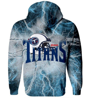 The Avengers Tennessee Titans Hoodies - Pullover Blue Hoodie