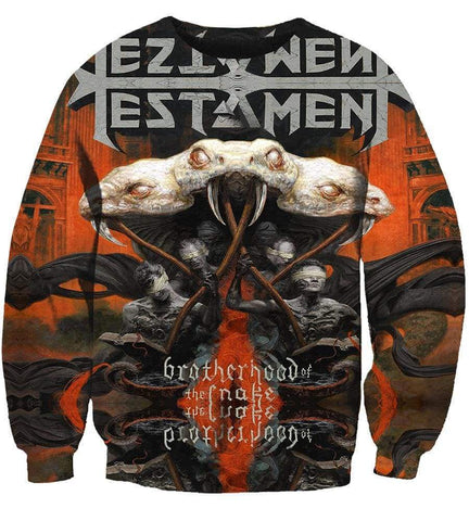 Image of Testament Hoodies - Pullover Orange Hoodie