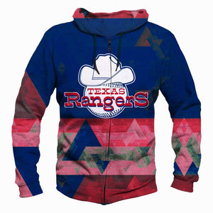 Texas Rangers Hoodies - Pullover Blue Hoodie