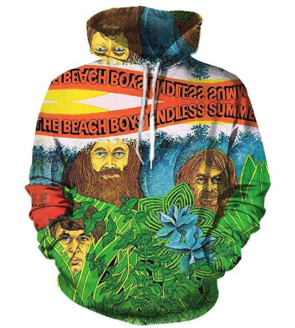 Image of The Beach Boys Hoodies - Pullover Green Hoodie