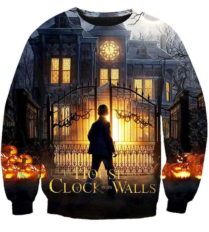 Image of The House With A Clock In Its Walls Hoodies - Pullover Black Hoodie