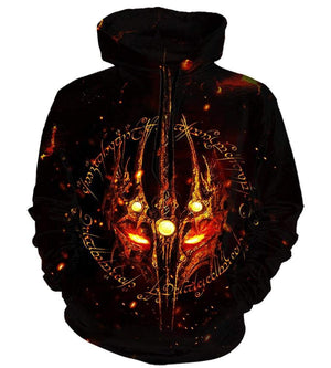 The Lord of The Rings Hoodies - Pullover Black Hoodie