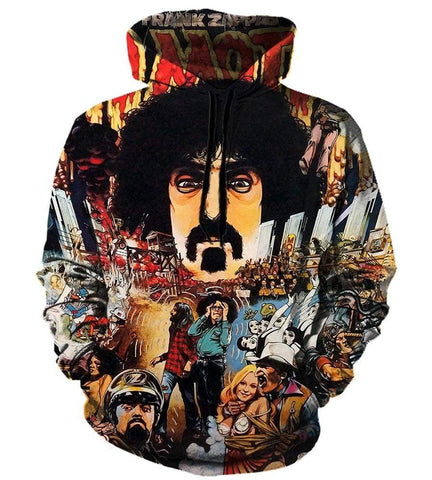 Image of The Mothers Of Invention Hoodies - Pullover Black Hoodie