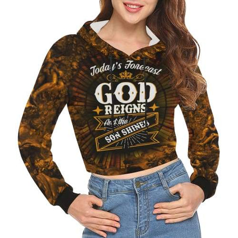 Image of God The Son Shine Hoodies - Pullover Black Hoodie