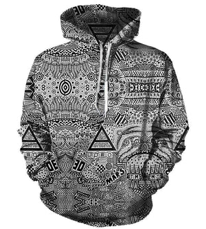 Thirty Seconds To Mars Hoodies - Pullover Grey Hoodie