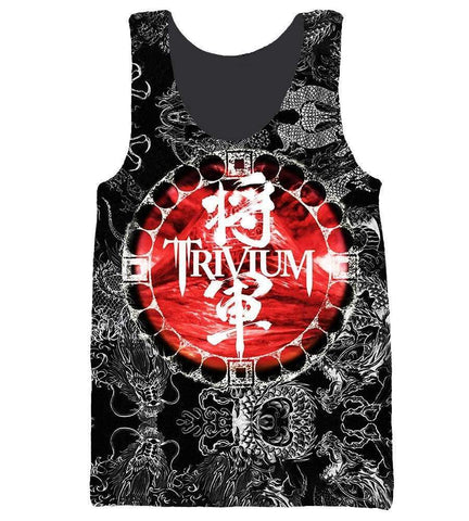 Image of Trivium Jiang Jun Hoodies - Pullover Black Hoodie