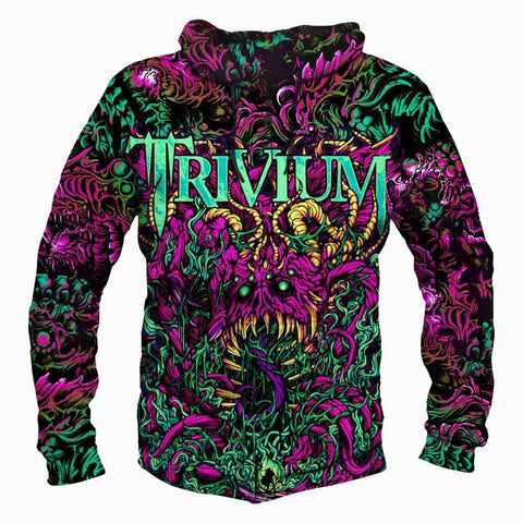 Image of Trivium Hoodies - Pullover Purple Hoodie