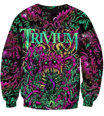 Image of Trivium Hoodies - Pullover Purple Hoodie