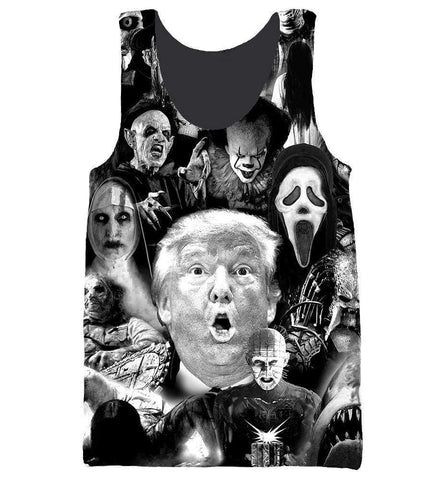 Image of Trump Horror Hoodies - Pulover Black Hoodie