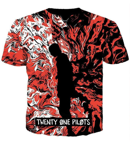 Image of Twenty One Pilots Hoodies - Pullover Red Hoodie