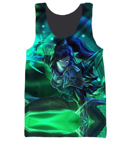 Image of League Of Legend Vayne Hoodies - Pullover Green Hoodie