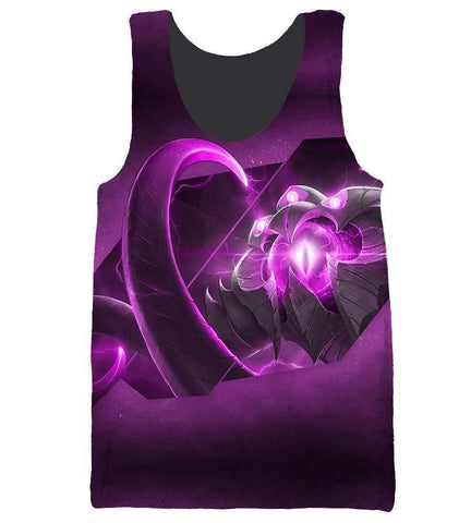 Image of League Of Legend Vel'koz Hoodies - Pullover Purple Hoodie