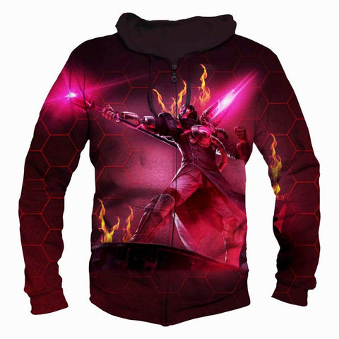 Image of League Of Legend Viktor Hoodies -Pullover Red Hoodie