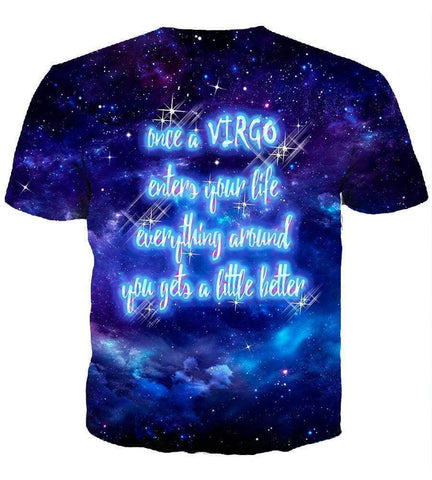 Image of Virgo Horoscope Hoodies - Pullover Black Hoodie