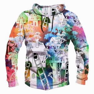 Wall The Moon Hoodies - Pullover Colorful Hoodie