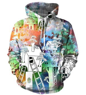 Wall The Moon Hoodies - Pullover Colorful Hoodie