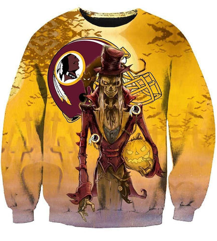 Image of Washington Redskins Hoodies - Pullover Yellow Hoodie