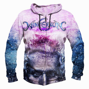 Wintersun Hoodies - Pullover Pink Hoodie