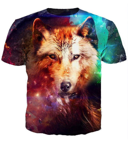 Image of Wolf Animal Hoodies - Pullover Colorful Hoodie4
