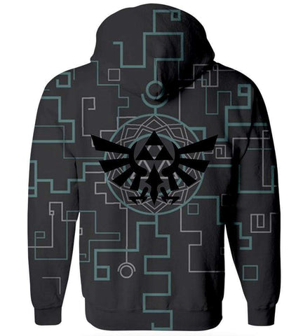 Image of Legend Of Zelda Hoodies - Pullover Black Hoodie