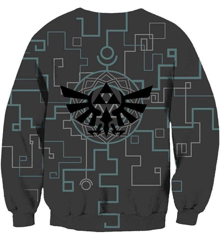 Image of Legend Of Zelda Hoodies - Pullover Black Hoodie