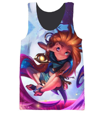 Image of League Of Legend Zoe Hoodies - Pullover Blue Hoodie